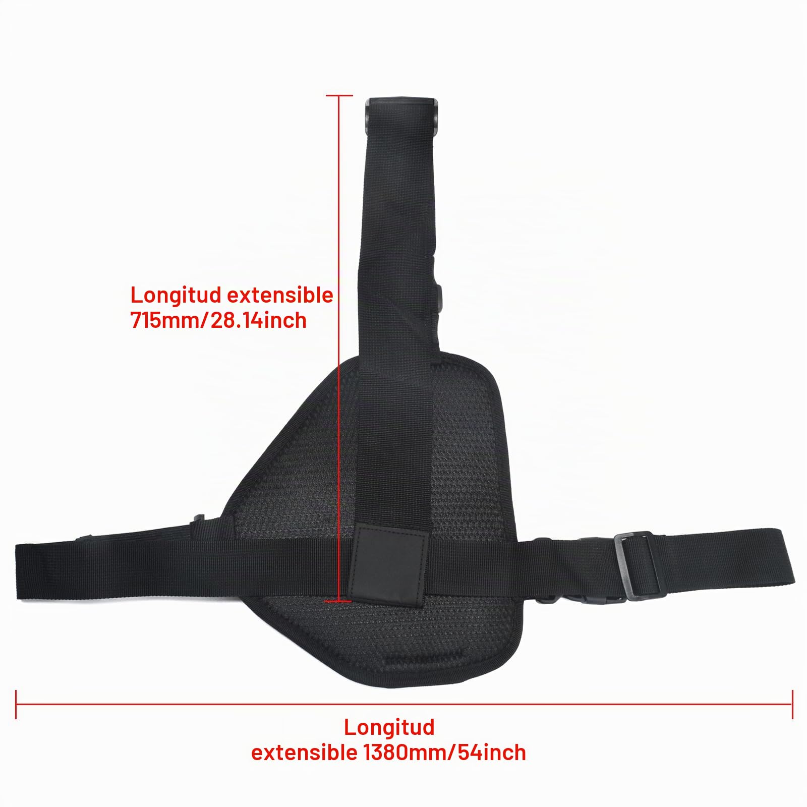 UAYESOK Funda Walkie Talkie, Arnés para el Pecho de Radio, Torácico Táctico, Bolsa Militar con Correa Ajustable para Radio Baofeng Motorola Icom Midland Kenwood (Naranja)