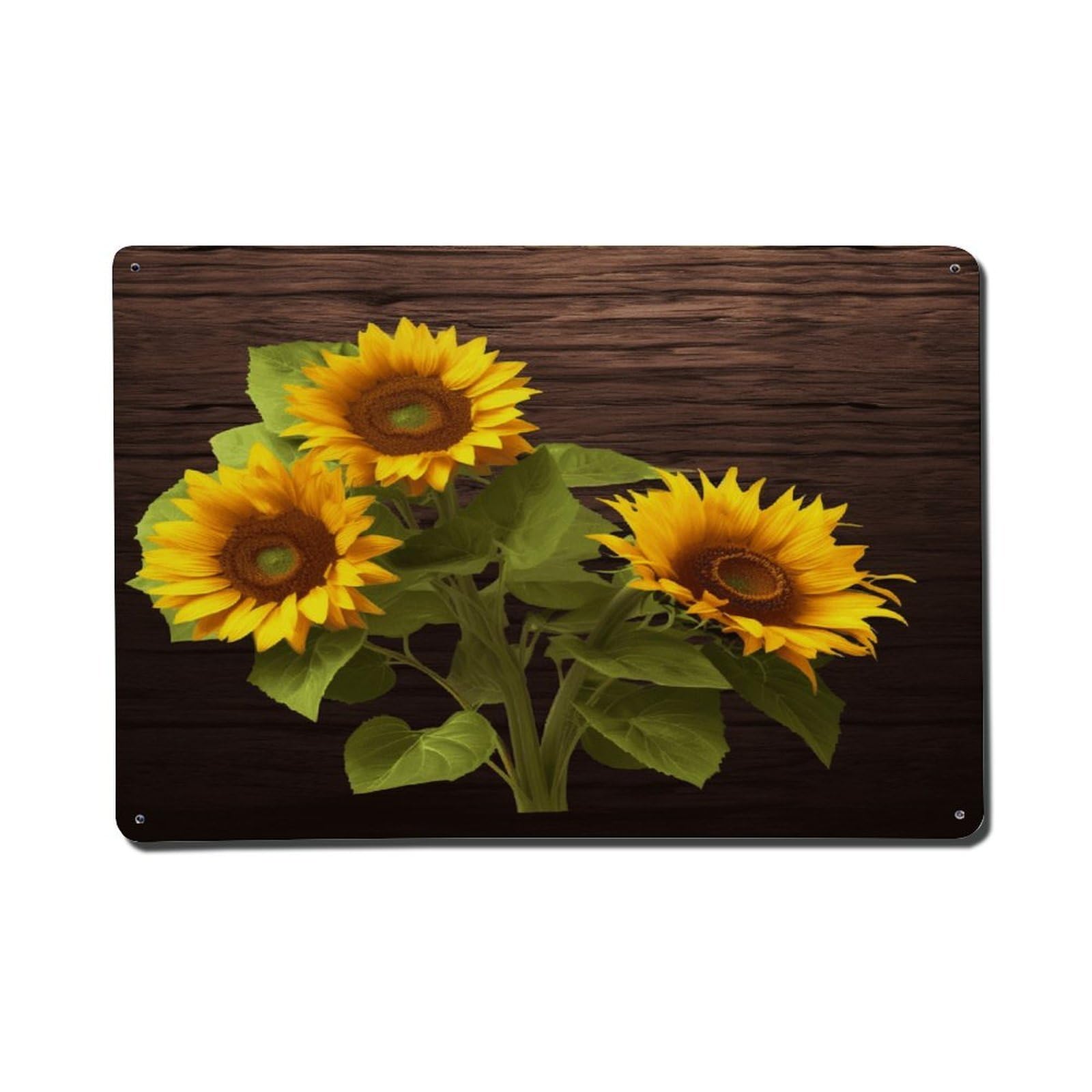 Adfgyerh Style Sunflower Plant Metal Signs Funny, Aluminum Tin Sign Indoor Outdoor Decor, Vintage Signs For Home Office Kitchen Bar Cafe Garden Farmhouse Wall Decor