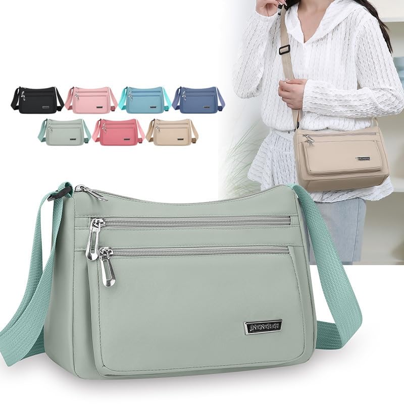 Bolso cruzado para mujer y hombre, múltiples bolsillos miniatura 4