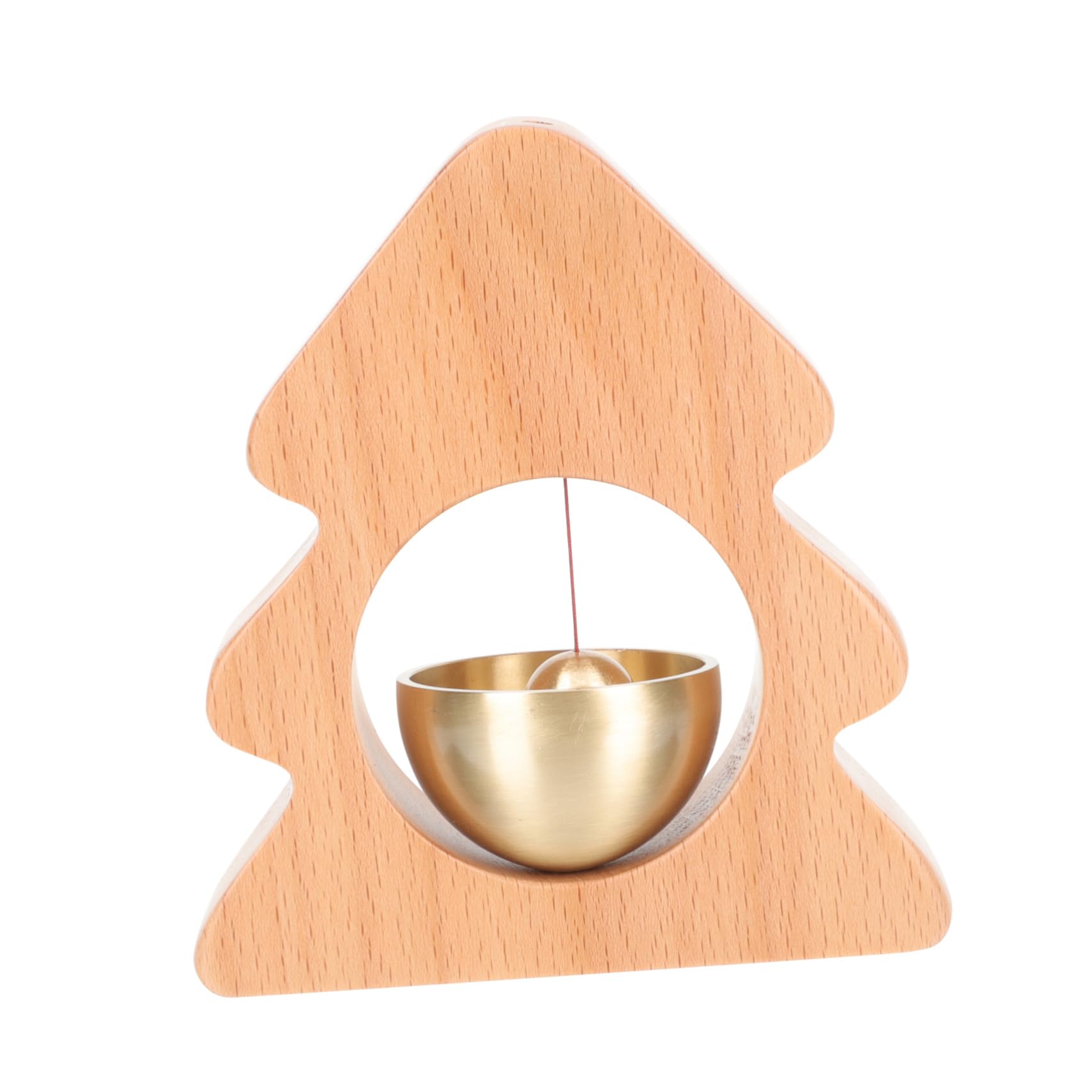 Cloche de commerçant en bois Anneome pour porte d'intérieur et bureau