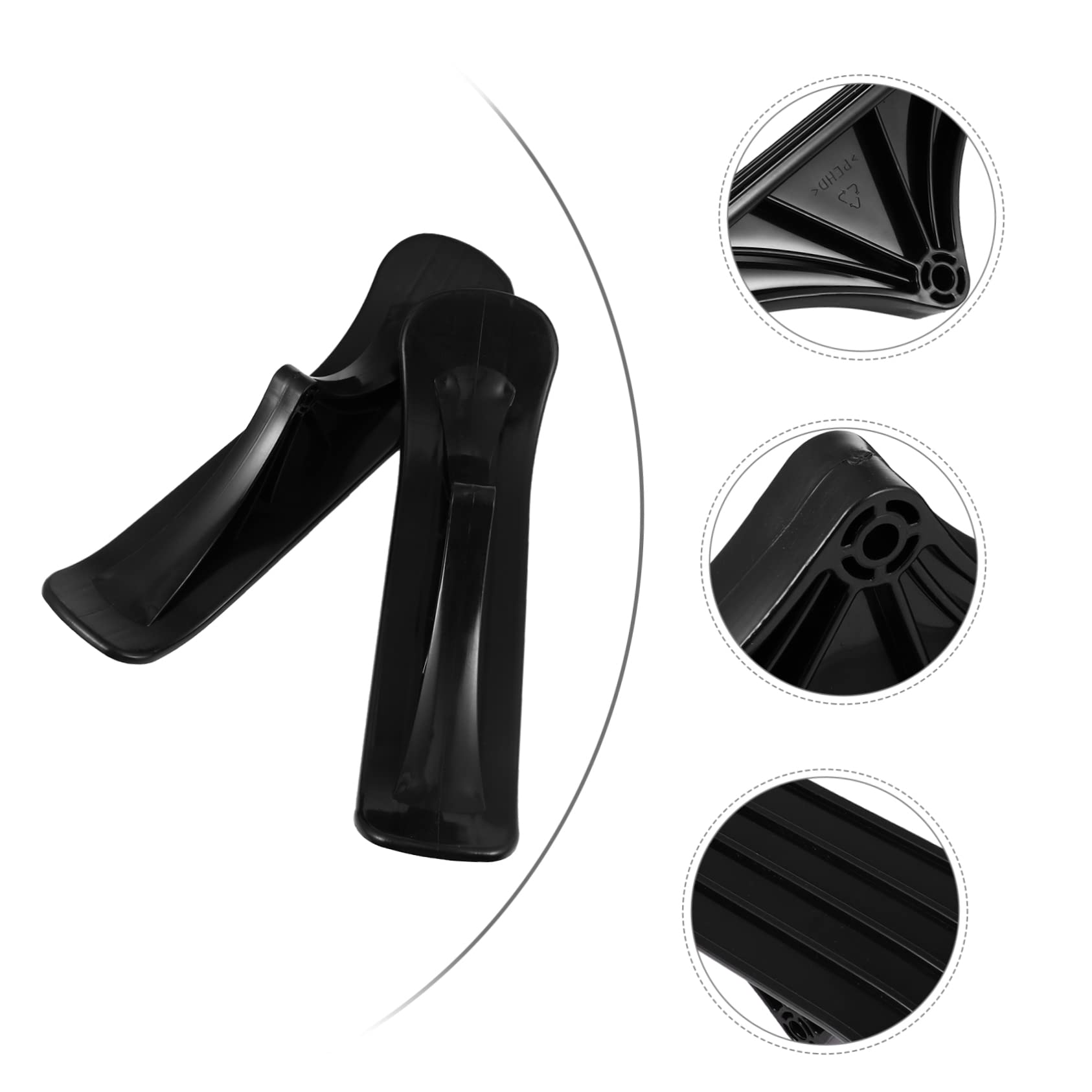 Accesorio para Patinete Trineo de Nieve Negro PE Resistente