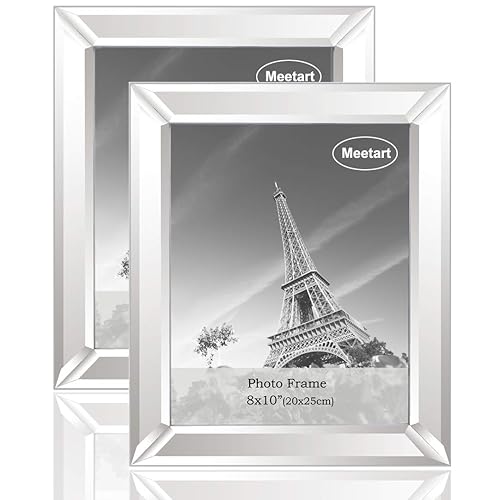 Meetart Silver Mirror Photo Frame 8x10 inch 2 Piece Per
