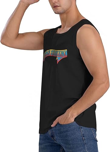 Miniatura 3 de XENITE Molly Music and Hatchet Men's Tank Top Graphic Gym Muscle Tee Casual Sleeveless T-Shirt Black