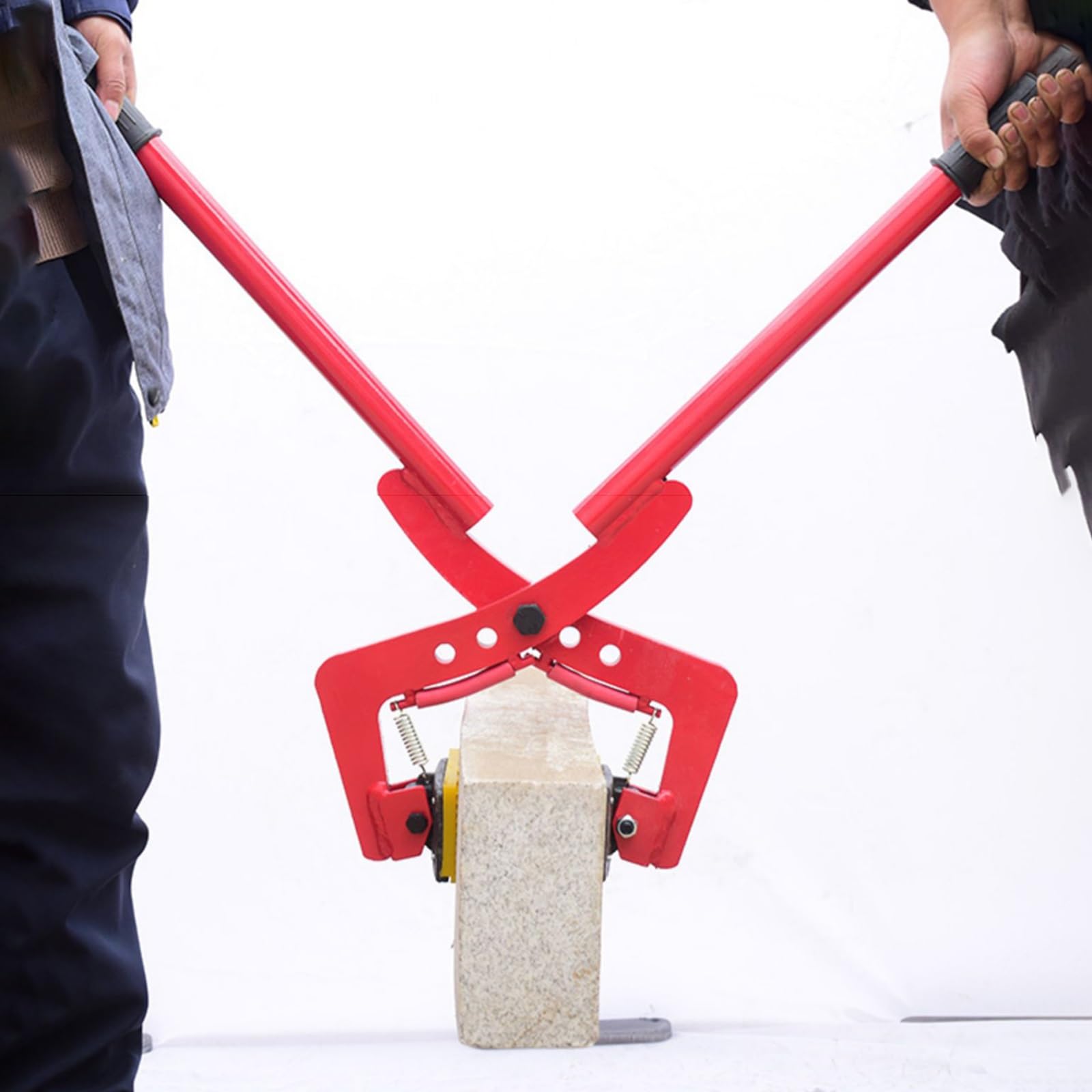 RENLXFI Heavy Duty Curb Paver Lifter Clamp, 325kg 280kg 260kg Handheld Marble Scissor Carrying Clamps Tool for Road Construction, Vertical Lifting Grabber, 50cm Handle(Lifting Weight 325 KG(716 LBS))