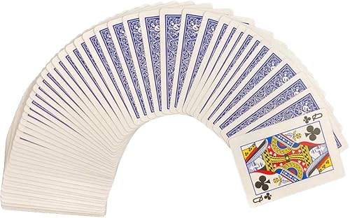 Miniatura 4 de London Magic Works - Tabla de forzar para trucos, espalda azul, traje de club, tamaño de póker (Queen)