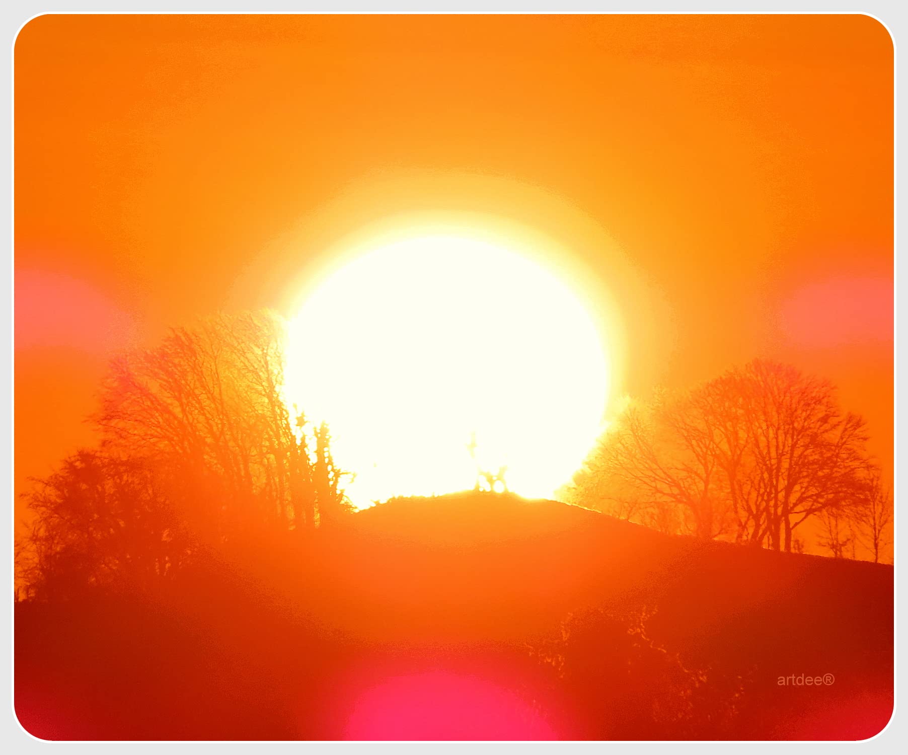 artdeeSunrise Gaming Mouse Mat 9x7 Inch