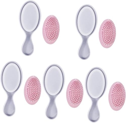 EXCEART Peine de masaje moldes epoxi 5 juegos Airbag peine molde plástico joyería bolsa de aire cepillo de pelo