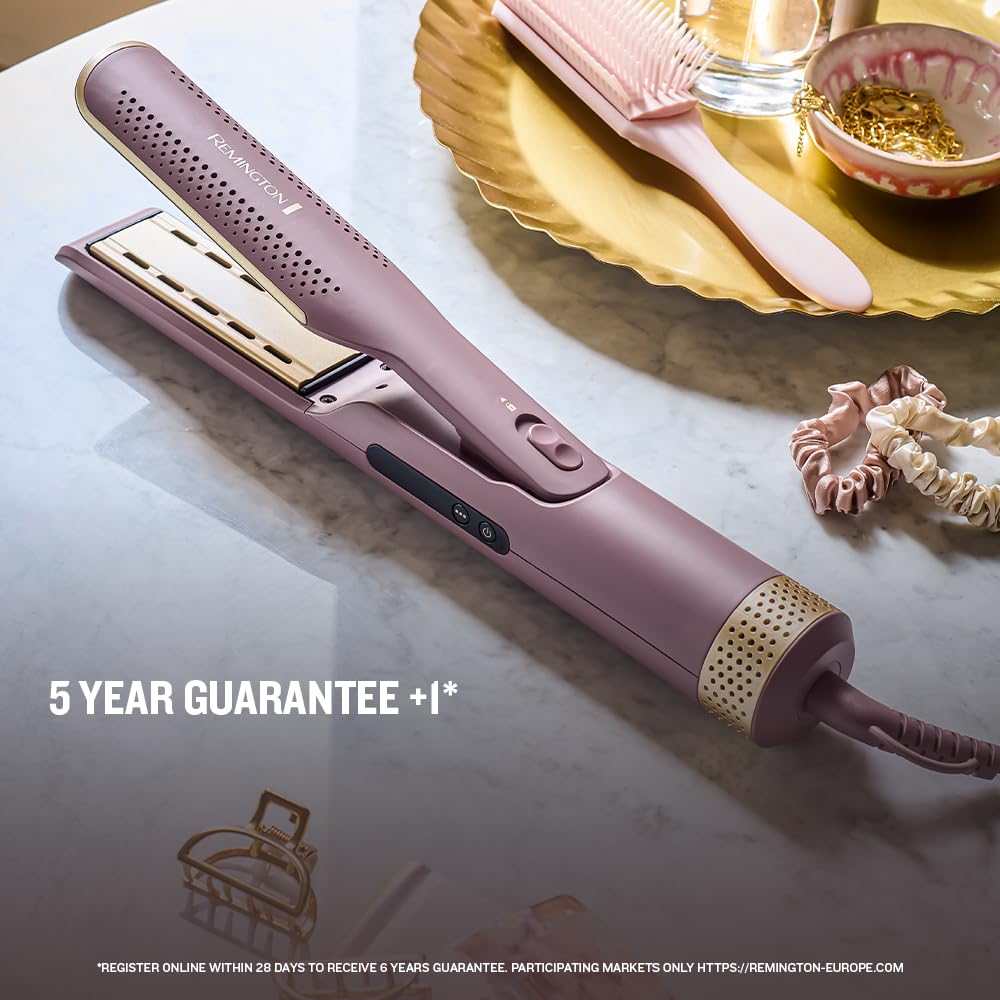 Remington AIRvive™ Airstyler AS8930 2-in-1 Glätteisen Ionic Air-Technologie Anti-Frizz LED-Display