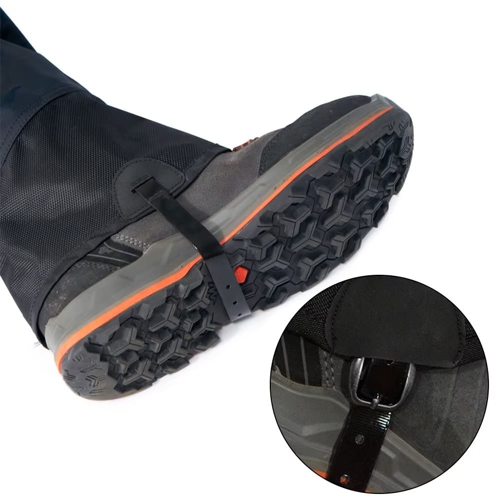 ROTTO Polainas Impermeables Senderismo Nieve Trekking Caza Cremallera Totalmente Abierta