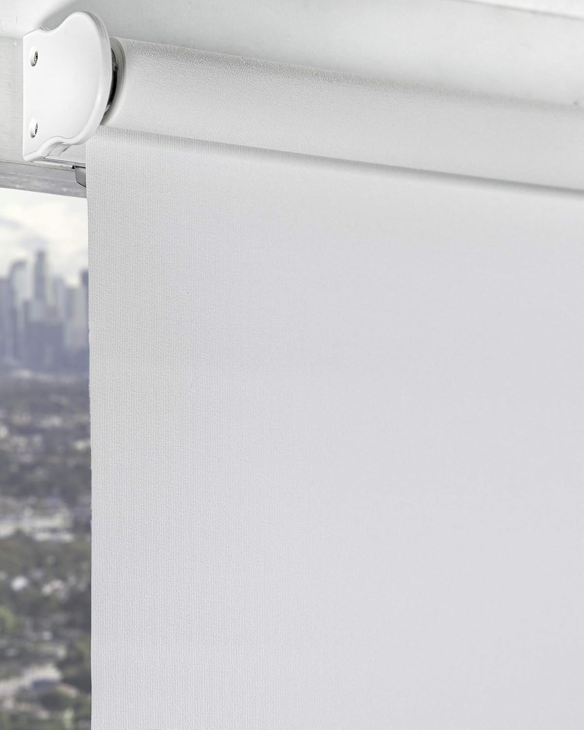 CHICOLOGY Roller Shades, Cordless Blinds, Window Shades for Home, Roller Window Shades, Window Treatments, Door Blinds, Light Filtering Shades, Urban White (Light Filtering), 23"W X 72"H