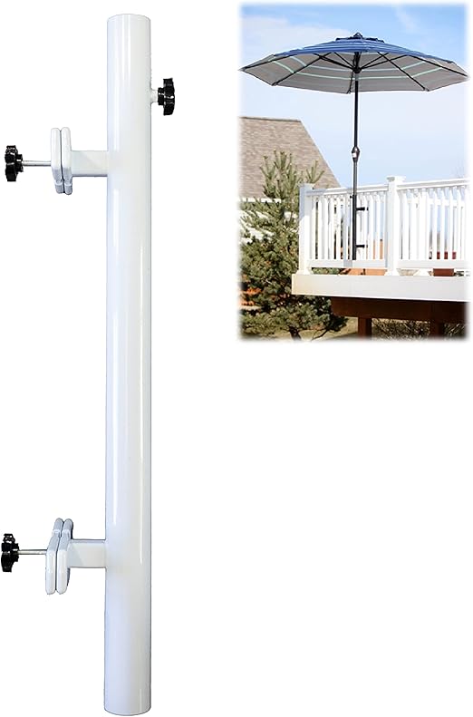 LOVE YOUR DECK Patio Umbrella Holder Outdoor Umbrella Base and Mount Attaches