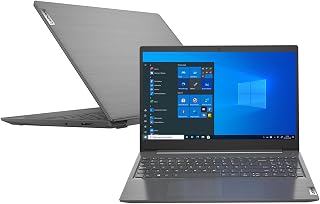 Notebook Lenovo V15 i3-10110U 4GB 500GB Windows 10 Pro 15.6" Antirreflexo 82NQ0000BR Cinza
