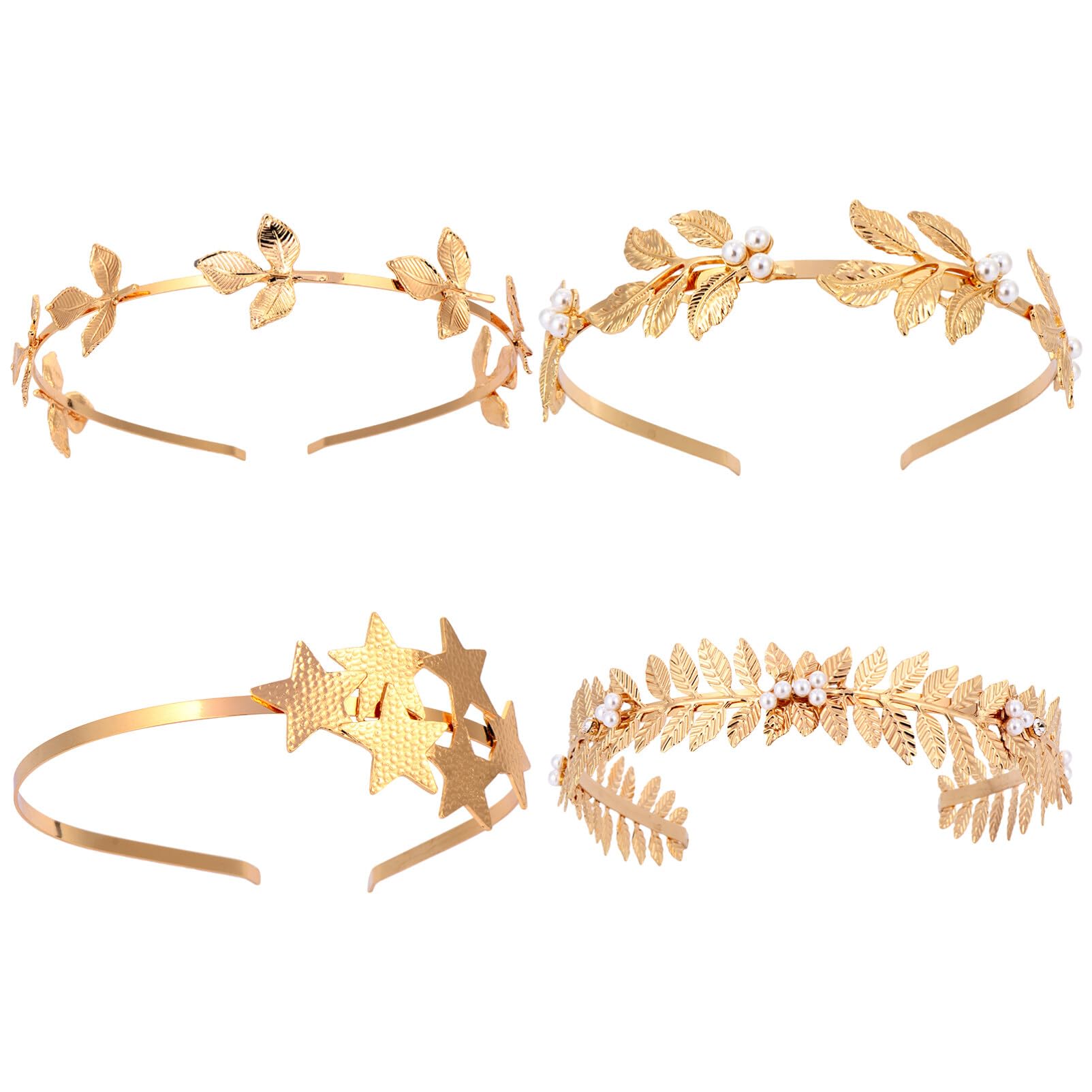 Beaupretty 8piezas Diadema De Perlas Para Novia Tocado Elegante De Accesorios De Moda Para Bodas y Fiestas Decoración De Pelo Para Eventos Especiales