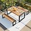 3pcs Acacia Wood Tabletop