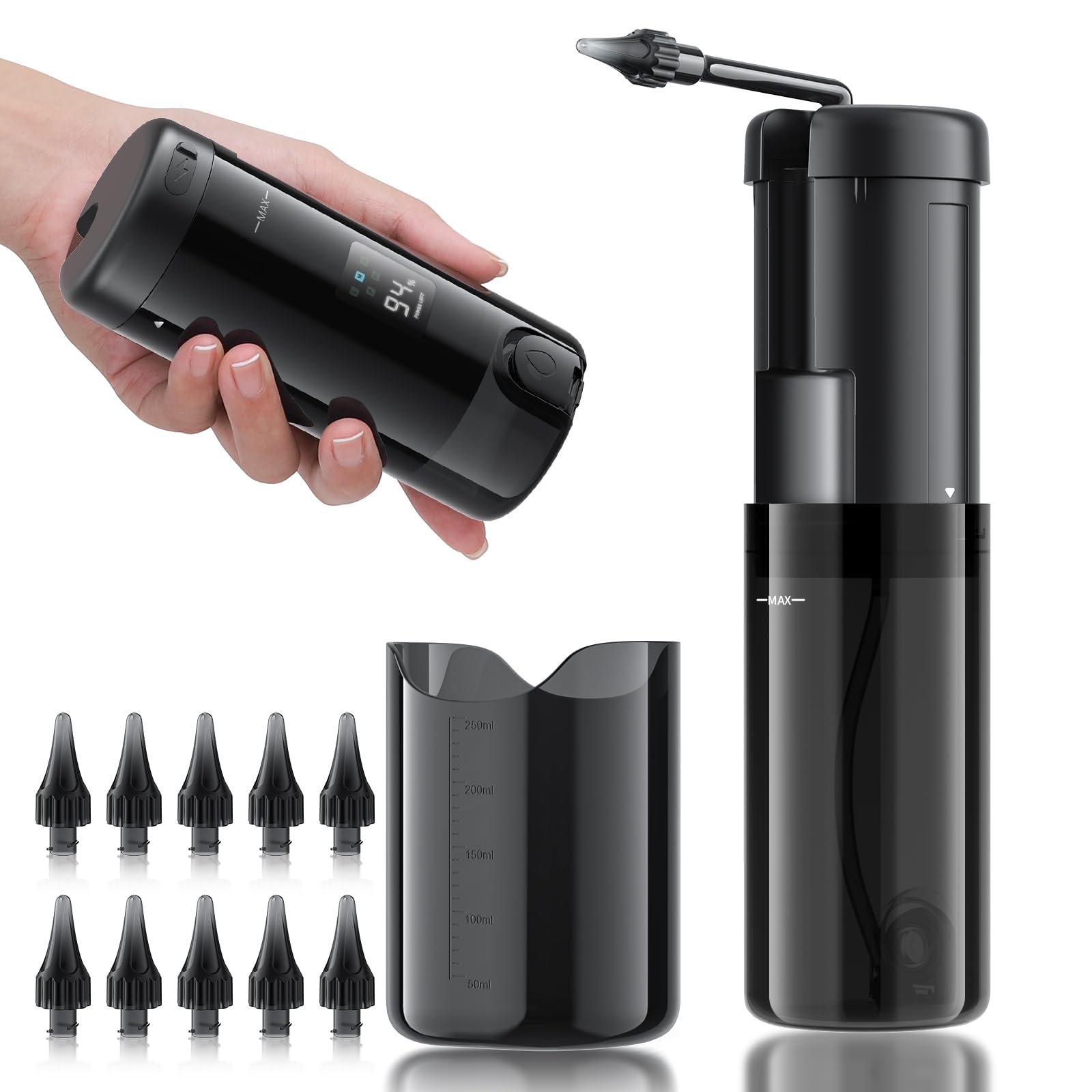 Kit Pulizia Orecchie Qimic - Sistema Irrigazione Con 10 Punte, Sicuro Per Rimuovere Cerume - Foto 5