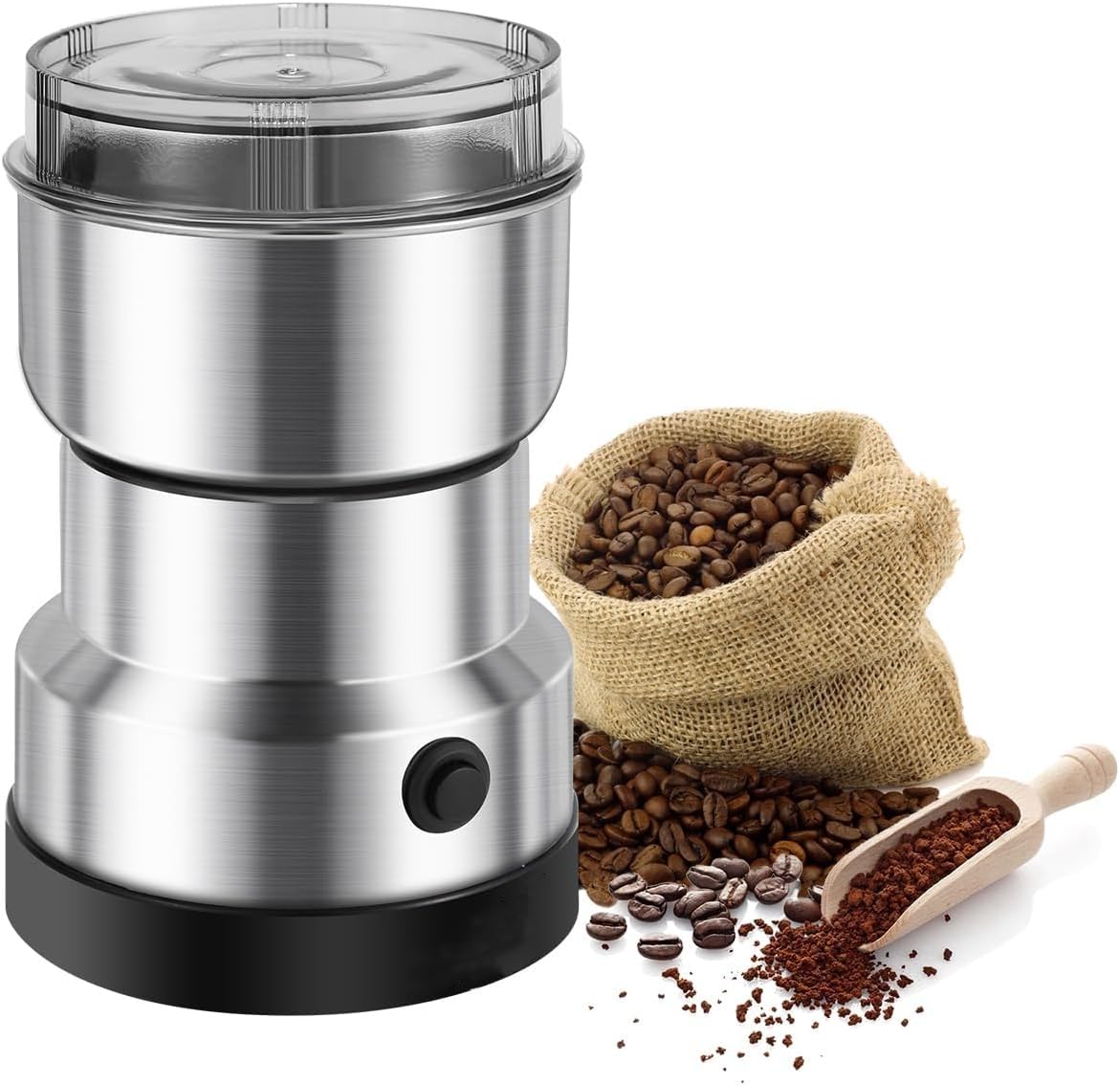 Comparaison des prix d'achat Moulin à café électrique avec lames en acier inoxydable, moulin à café et épices en gros
