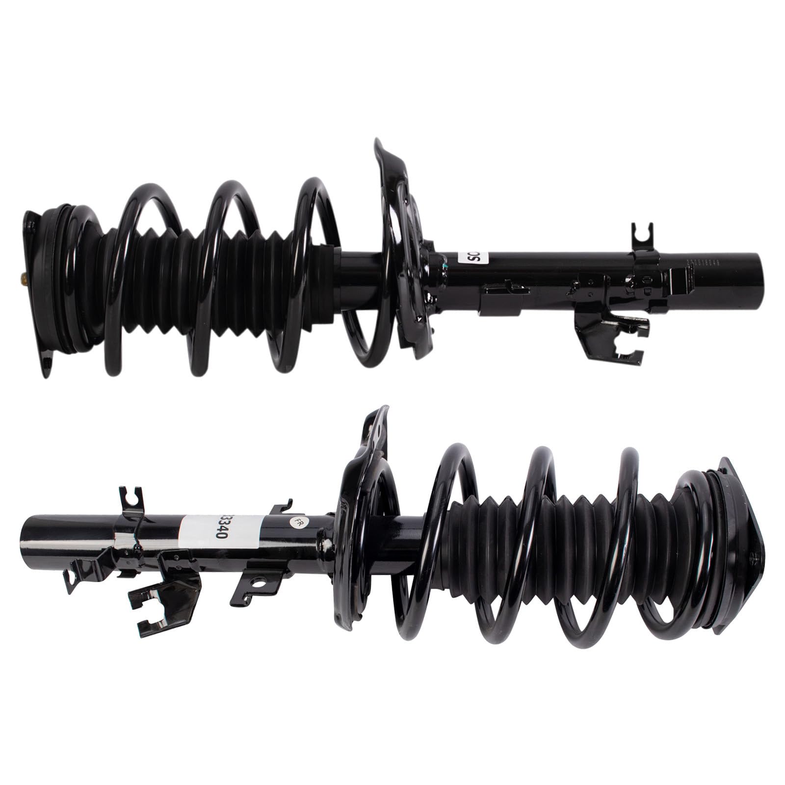 TRQ Front Driver and Passenger Side Strut and Spring Assembly Set Loaded