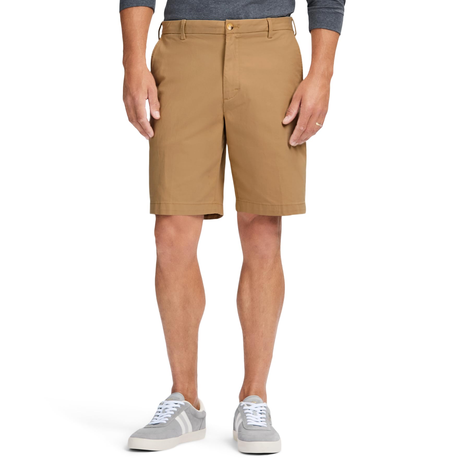 IZOD Men's Saltwater 9.5" Flat Front Chino Short