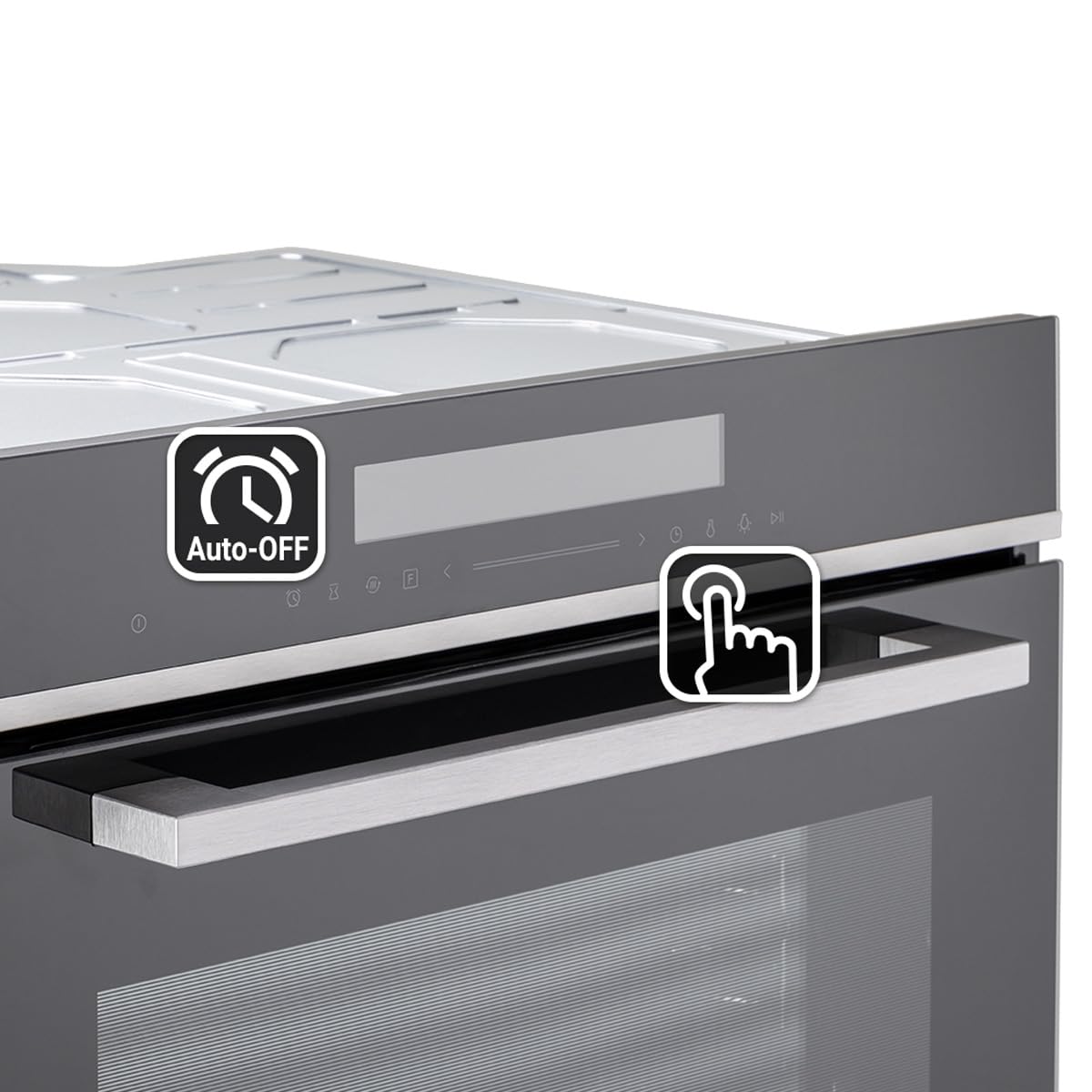 Forno da incasso 60 cm | elettrico | 72L | 3,2kW | Pirolisi | Funzione pizza | Circolazione dell'aria | Aria calda | Cassetti telescopici | EB8019EDP