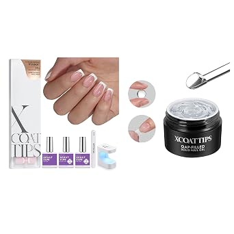 btartboxnails Pink Short Nails and Nail Gel Kit