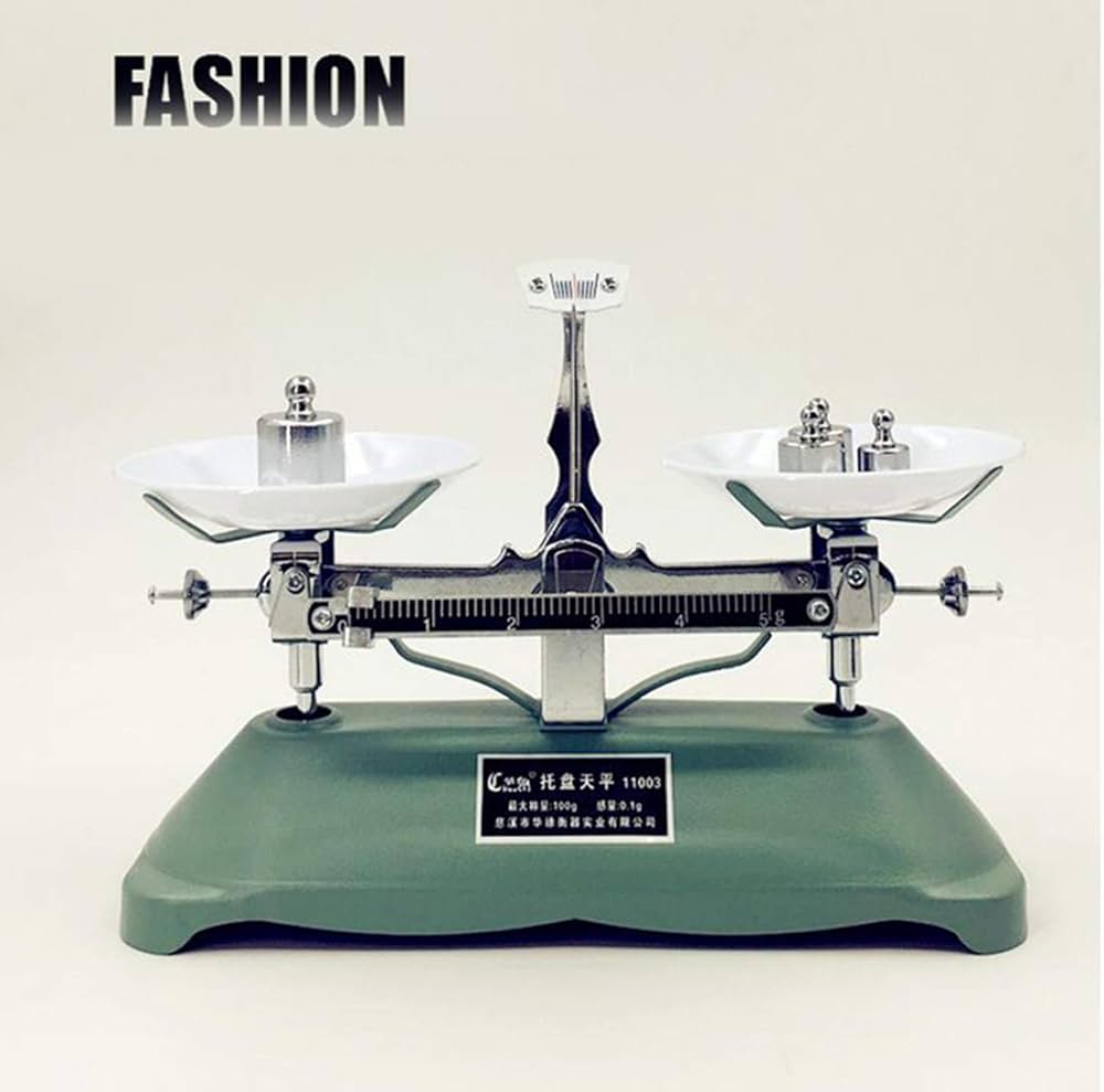 【アンティーク】上皿天秤　木箱入り分銅付き ディスプレイ　コレクションに アンティーク】上皿天秤 木箱入り分銅付き ディスプレイ