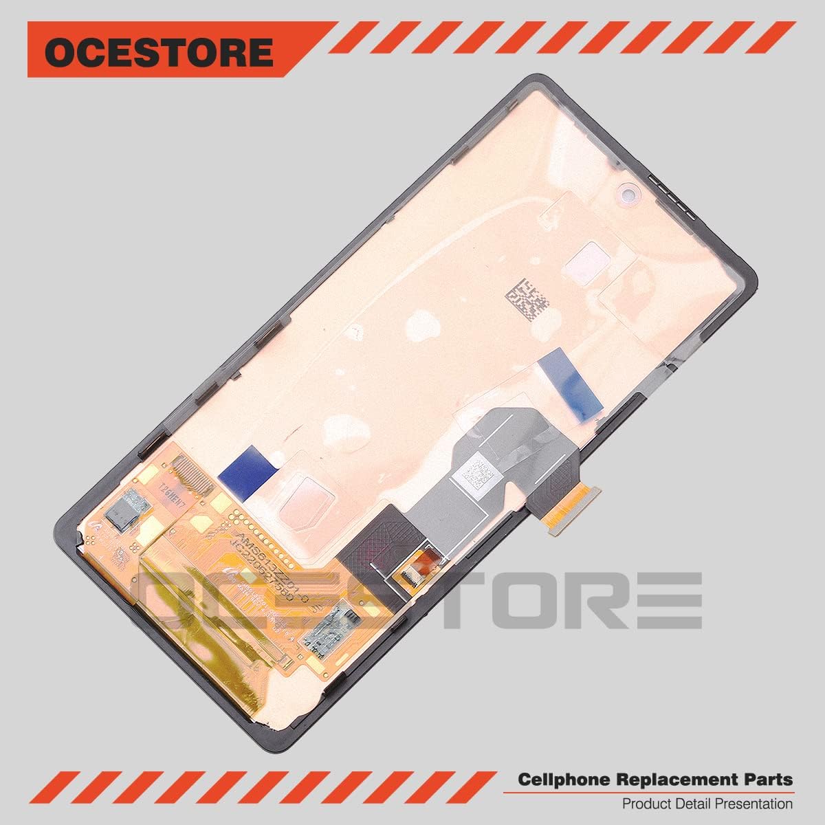 ocestore compatible with pixel 6a 5g lcd display touch screen digitizer assembly la pantalla replacement black with frame