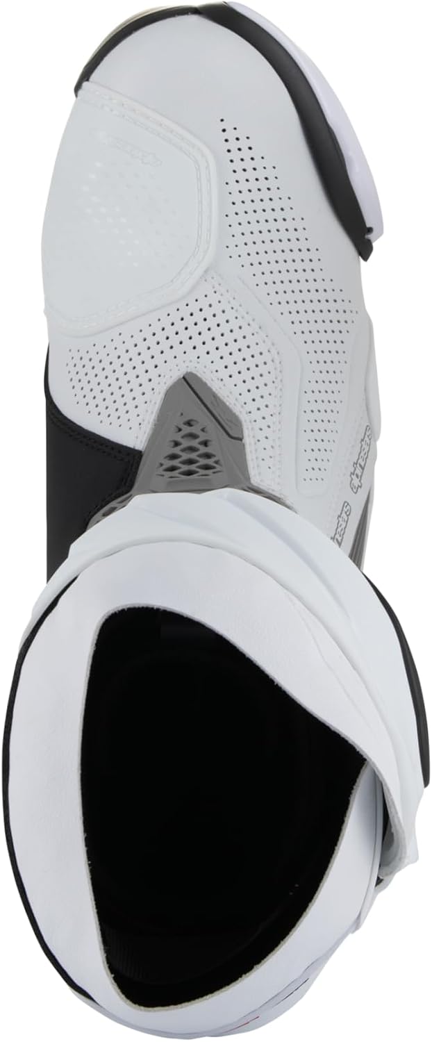 Alpinestars Supertech R Vented Racing Motorcycle Boots, CE-Certified, Lightweight, Advanced Ventilation & Grip