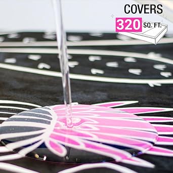 ArtResin Epoxy Resin High-Gloss Clear Coat for Artwork - 10 gal (5 gal Resin + 5 gal Hardener) (37.85 L)