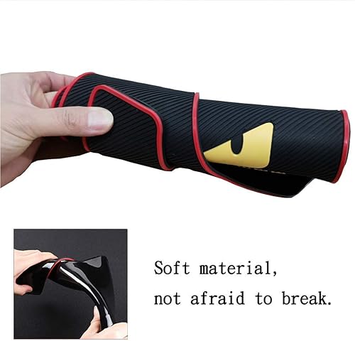 Miniatura 3 de Aletas de barro de coche de material suave para automóvil, ajuste universal, color negro, protector de lodo de goma, sin colisión, universal