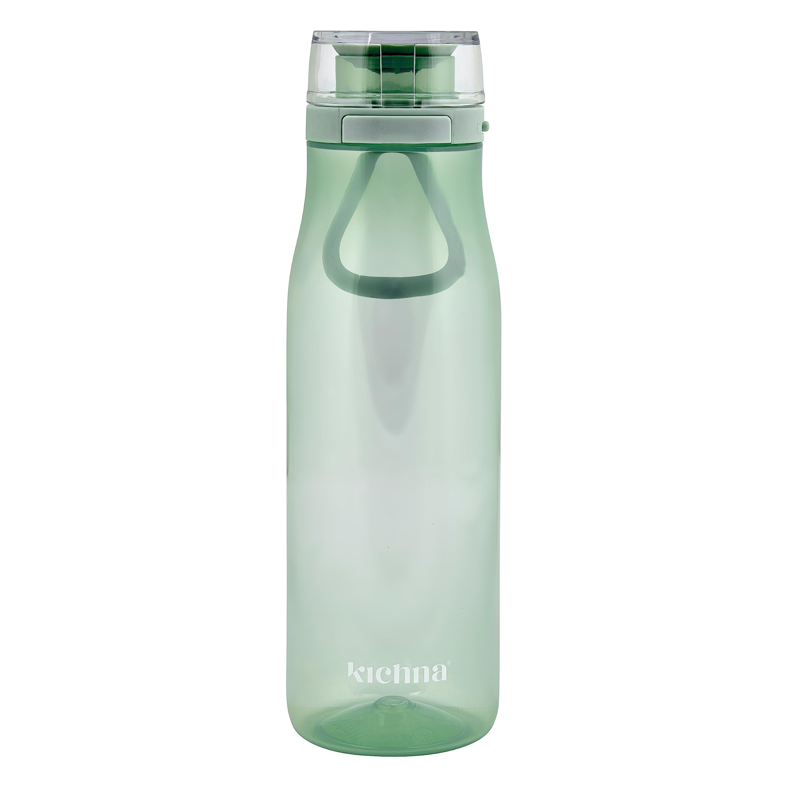 Kichna Pistachio Green The Quencher Sports Drinks Water Bottle 700Ml | Reusable Bpa-Free Plastic Water Bottle With Carry Loop & Side Lock | Leak Proof Flip Lid For Gym, Hiking & Yoga | Color