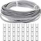 Spiral Metal Boning for Sewing Corset Stays 16.4 Yards Length 1/4 Width Stainless Steel with 32 Steel Boning Tips for Corsets Costumes Structure and Form Making