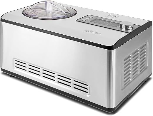CASO Design IceCreamer | 5-in-1 Yoghurt & Ice Cream Maker | No Pre-Freeze | 2L Capacity