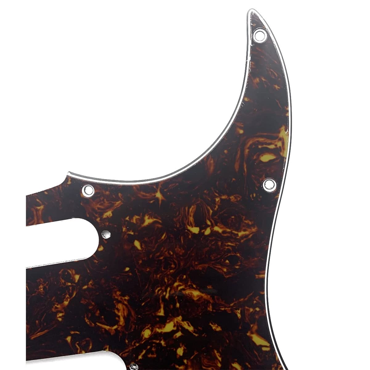 Battipenna Vintage 11 Fori Per Fender 62 Strat – Pickguard SSS In Nero 3 Strati Con Viti