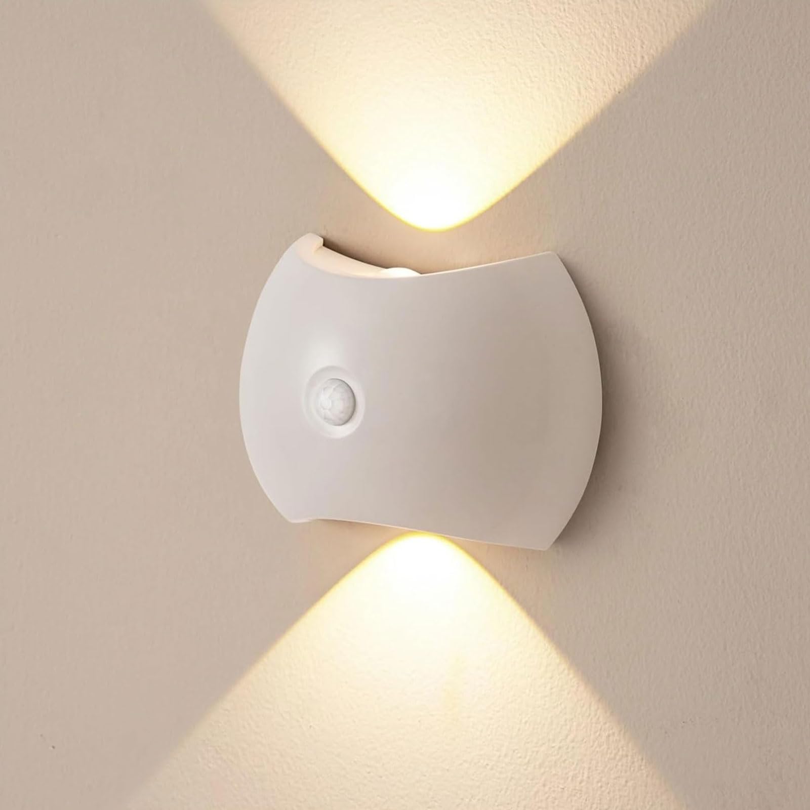 Luce Del Sensore Di Movimento Con Batteria Ricaricabile, 1200 Mah Mordern Dimmable Touch Control 3 Livelli Di Luminosità Wall Sconces, Per Il Soggiorno Camere Da Letto Corridori