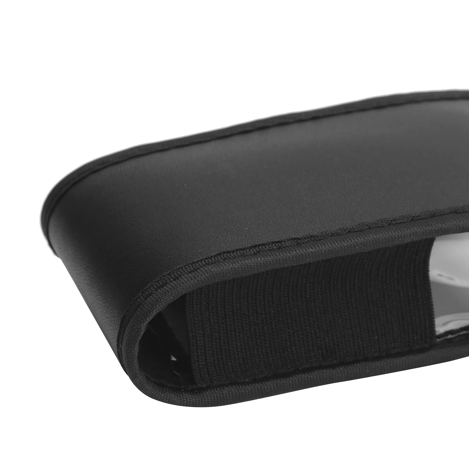 ASHATA Étui en Cuir Portable pour Talkie-walkie, Sac de Protection pour Radio Bidirectionnelle Anytone AT-D878UV, avec Lanière, Housse Souple en Cuir PU