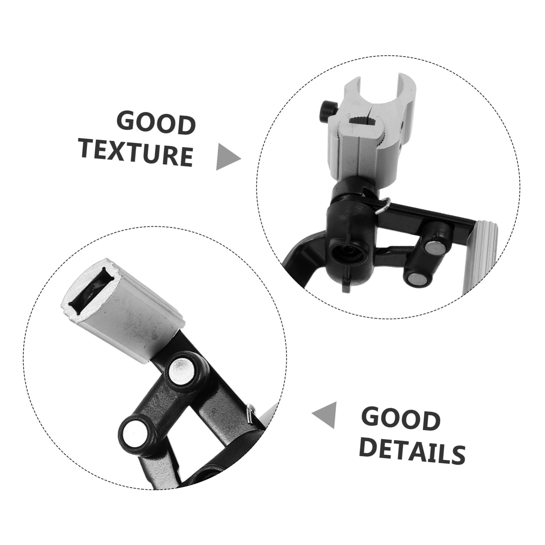 2 palancas de freno de repuesto para silla de ruedas de aleación de aluminio, aptas para tubos de 22 mm, compatibilidad universal y elevada para sillas de transporte