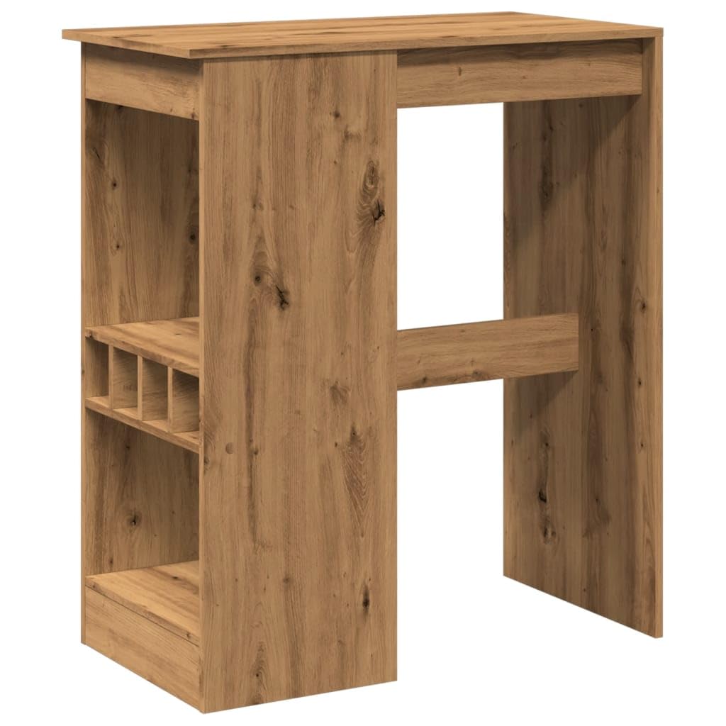 Table de bar avec étagère pour optimiser le manque de place dans votre petite cuisine