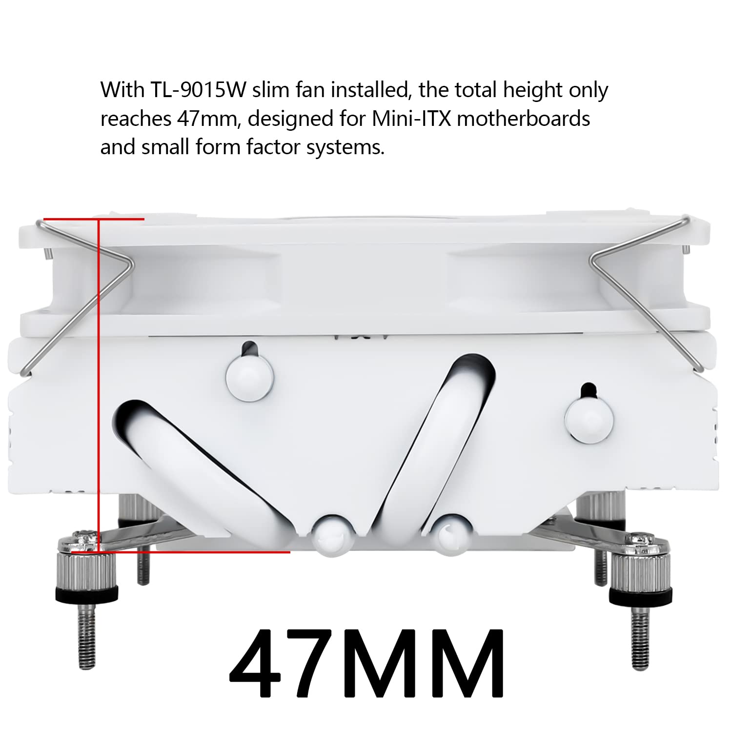 Thermalright AXP90-X47 White CPU Cooler - Low Profile -3 Thermalright AXP90-X47 White CPU Cooler - Low Profile -3
