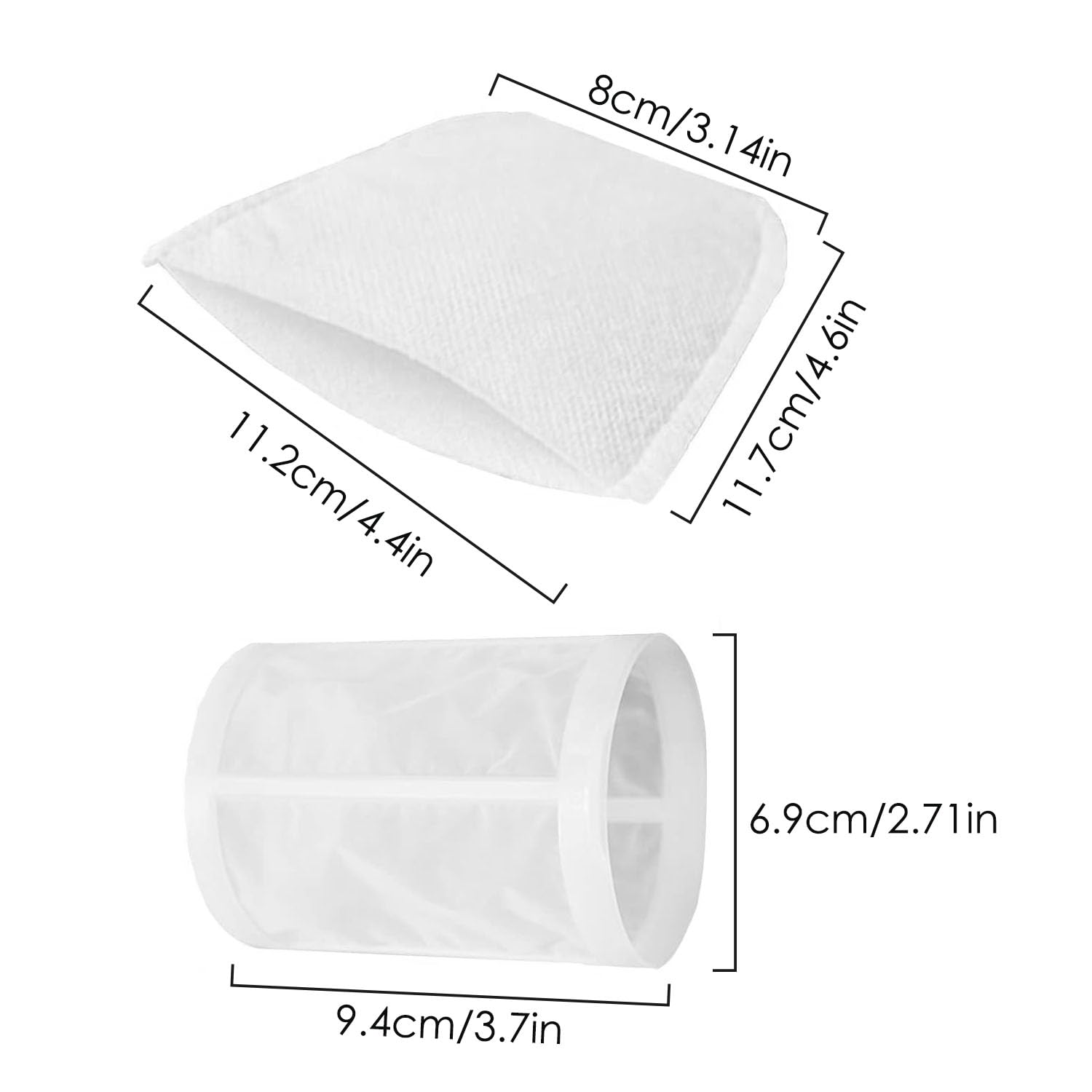 3 sztuki filtrów wstępnych + 3 sztuki filtrów do Makita CL100/CL106/CL180/DCL180 akcesoria do odkurzacza, część filtra wstępnego 451208-3, część filtra 443060-3