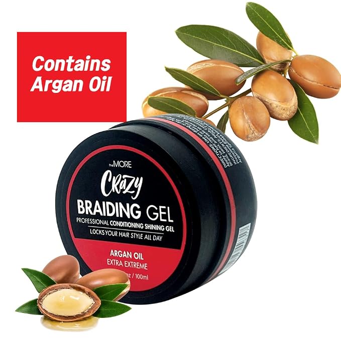 Gel fijador acondicionador para trenzas 3.38 fl oz miniatura 6