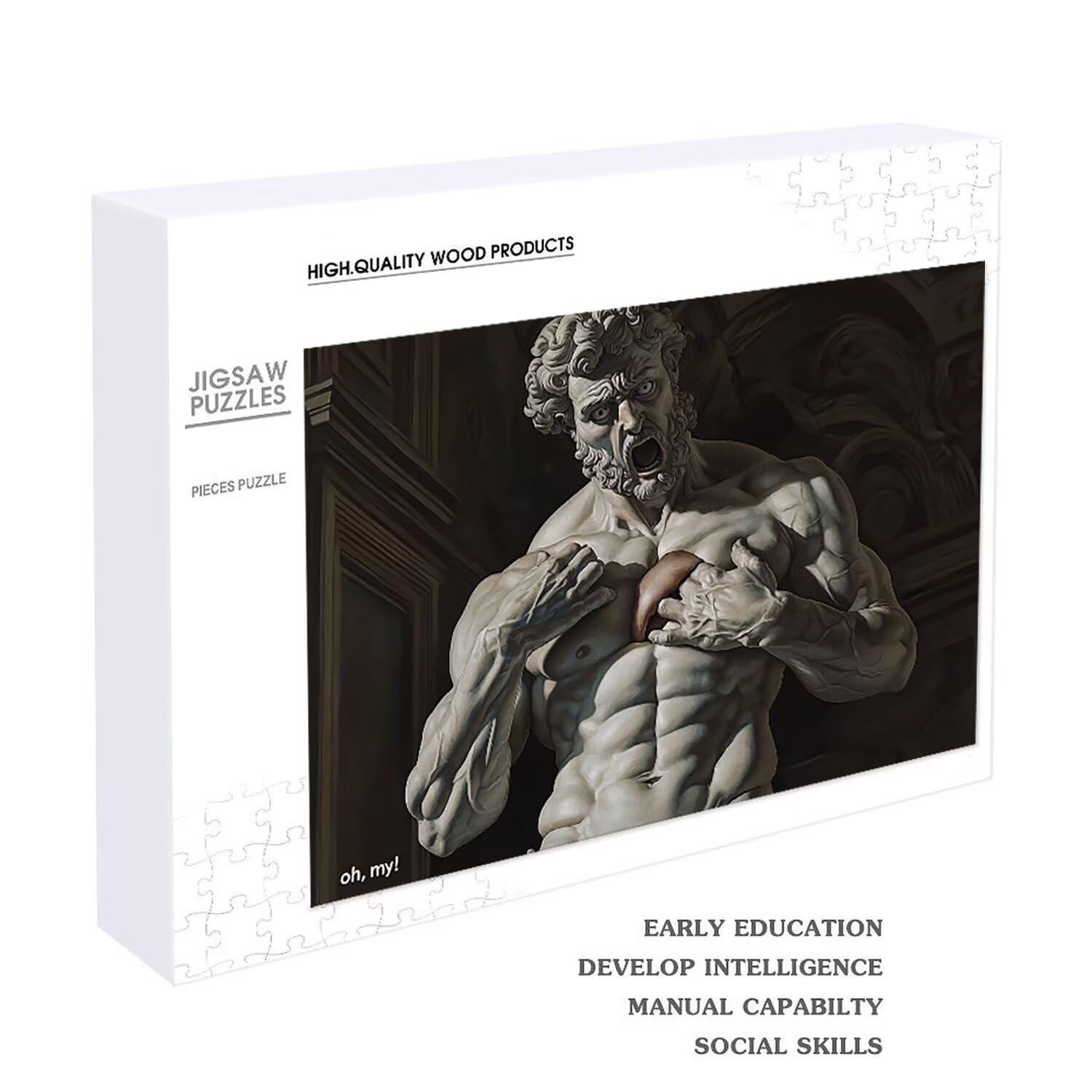 Puzzle in Legno per Adulti 3000 Pezzi | greco Zeus| Giocattoli Educativi | Puzzle Adulti E Famiglie Decor | Dimensione Di 122x80cm | Regalo Adultis | Regali Natale (Formato: 48.8x32in) o-804