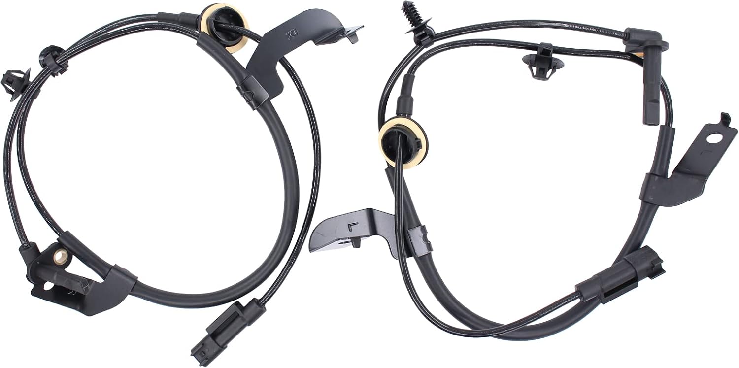 NewYall Pair ABS Wheel Speed Sensor for Dodge Caliber 2007-2012 Jeep Compass Patriot 2007-2016 Front Left Driver and Right Passenger Side 5105573AA 5105573AB 5105572AA 5105572AB