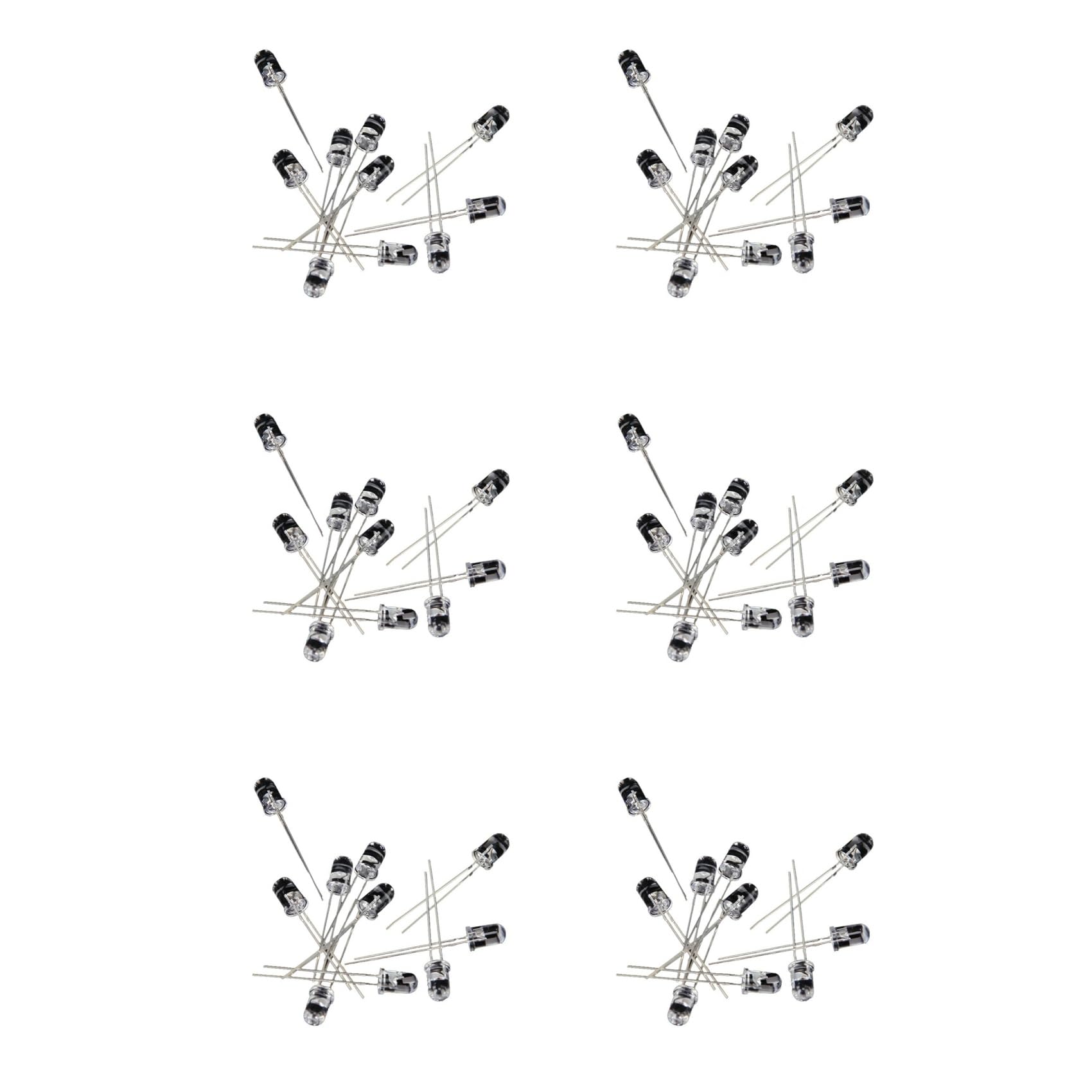 Jnchdghwa 60pcs 5mm IR LED Infrared Light Emitting Diode.