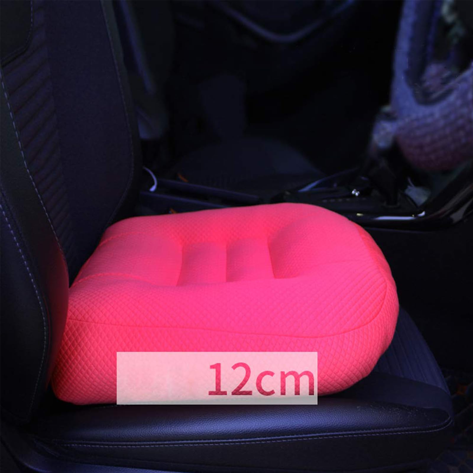 Cojín para Asiento De Coche Que Aumenta La Altura del Asiento del Coche, Cojines Portátiles De Malla Transpirable para Asiento De Coche para Adultos,B