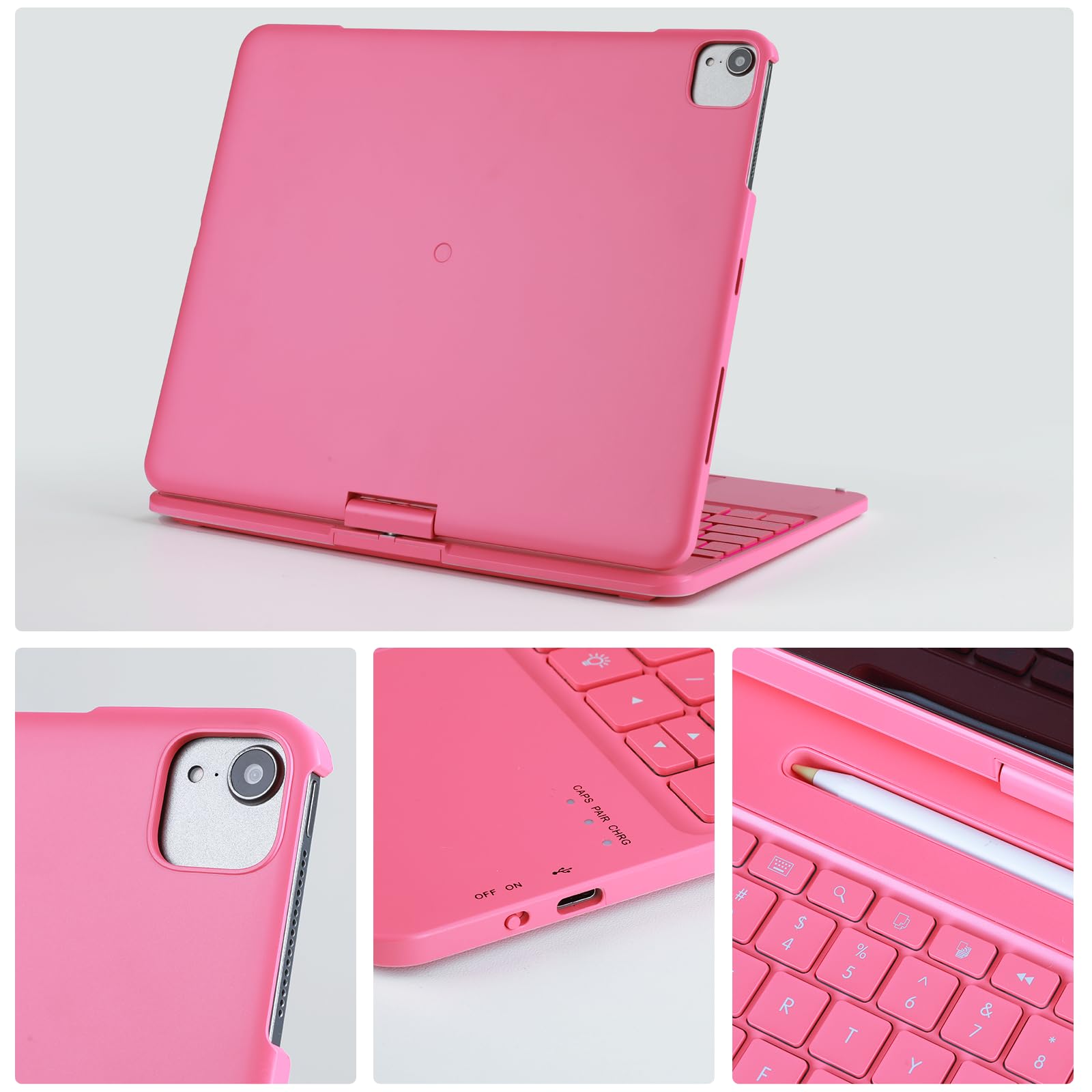 Amazon.com: LENRICH Keyboard Case for iPad Pro 13 inch M5 2025/M4