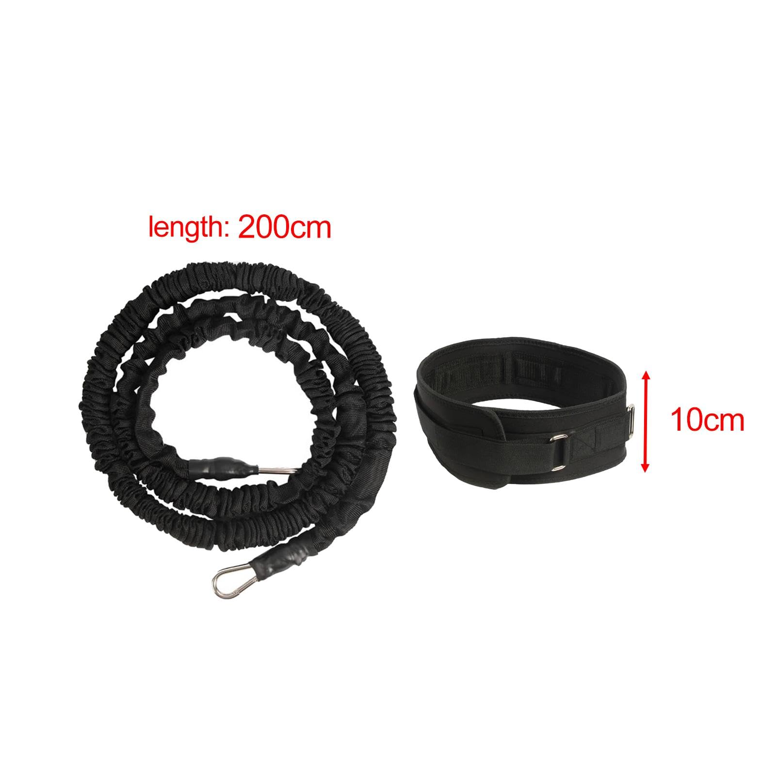 Widerstandsseil Fitness Trainingsband Bungee Trainingsseil Basketball Zubehör Trainingsgerät aus Tauchbaumwolle Und Latextube für