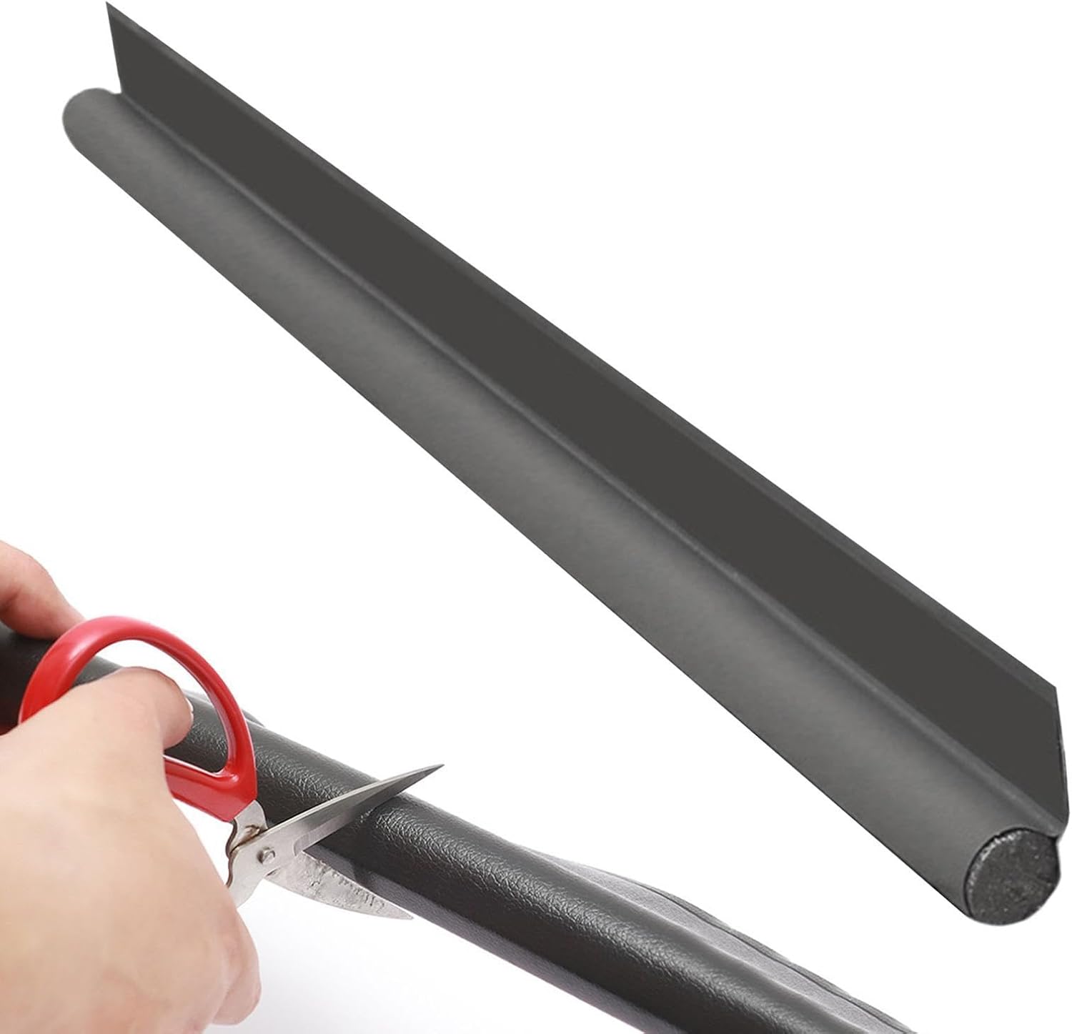 Door Draft Stopper - Soundproof Door Bottom Gap Sealing Strip, Winter Wind Blocker Insulation Draft Guard, Noise Reduction Doors Seal for Interior Exterior Kitchen Office Use 7.87x7.87x0.79 inches