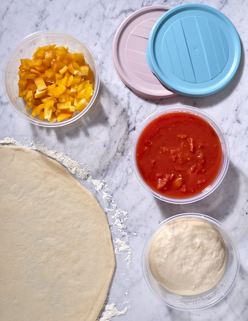 RoyalFay pizzaballendoos Piccolo 10 stuks met deksel voedselveilige