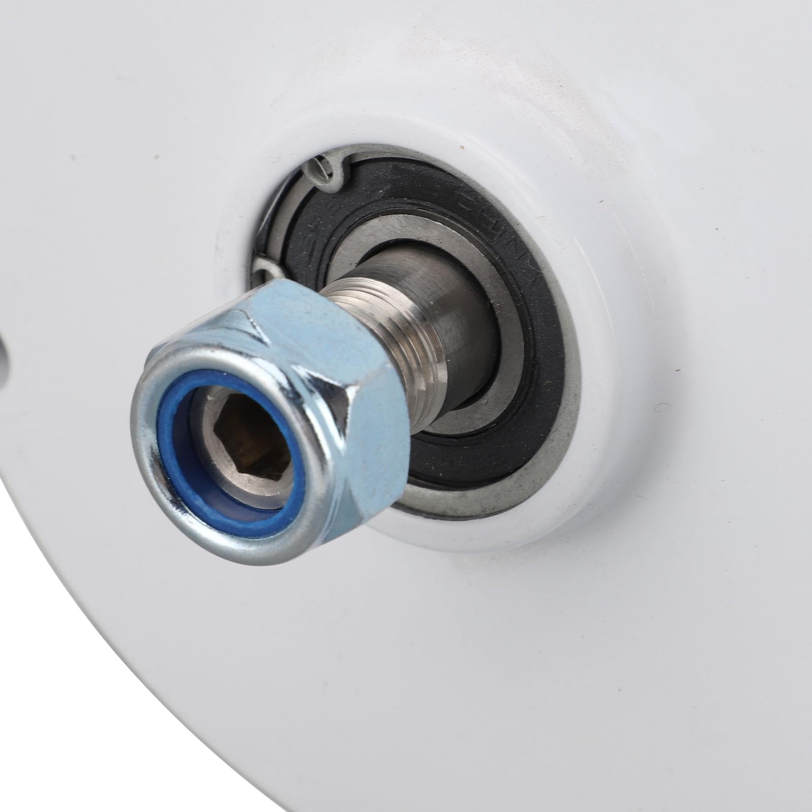 Generatore CA a Magnete Permanente Generatore a Doppio Albero da 48 V Uscita Trifase Lubrificazione a Grasso Compatto 14 X 14 Cm per Sistemi di Turbine Eoliche Verticali o Orizzontali (100W)
