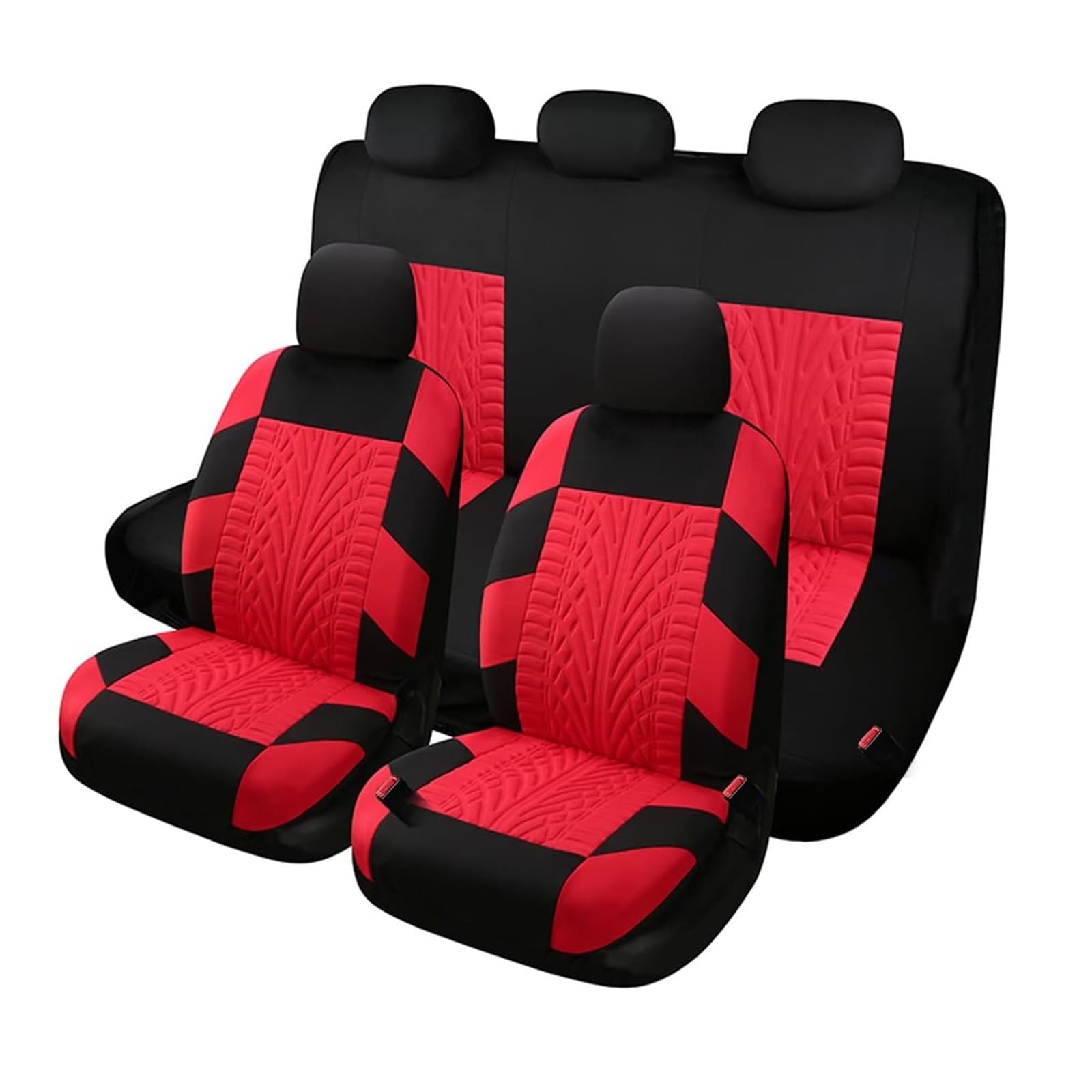 Housse de siège de voiture universelle motif pneu et protection de sièges auto